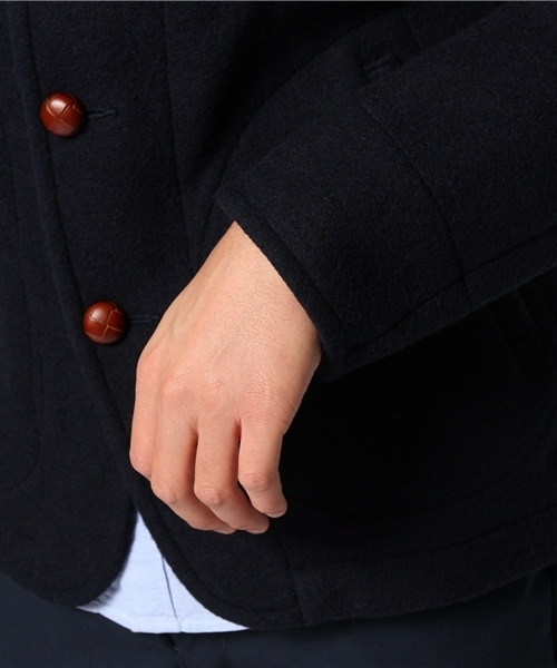 BEAMS（ビームス）の「DANTON / メルトンコート（その他アウター・メンズ・ネイビー/チャコールグレー・42/40/38）」の9枚目の写真