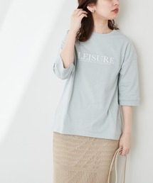 natural couture | 大人ロゴ6分袖T(Tシャツ/カットソー)