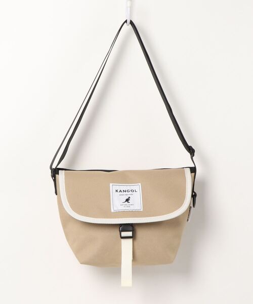 KANGOL（カンゴール）の「【 KANGOL / カンゴール 】 ワンバックル メッセンジャー バッグ（メッセンジャーバッグ・レディース・ブラック×グレー/ブラック/ベージュ・FREE）」の9枚目の写真