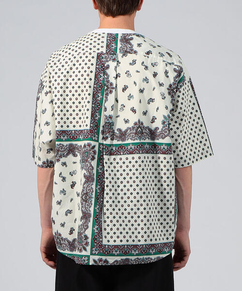 TOMORROWLAND （トゥモローランド）の「コットンポプリン プリント切り替え半袖カットソー（Tシャツ/カットソー・メンズ・グレー系その他/ブルー系その他4・S/M/L）」の14枚目の写真