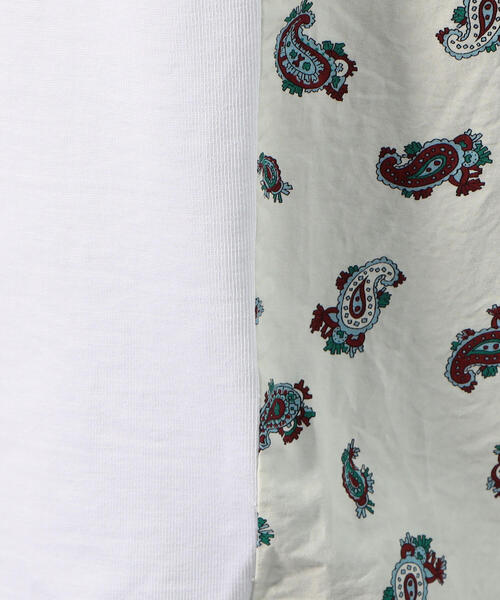 TOMORROWLAND （トゥモローランド）の「コットンポプリン プリント切り替え半袖カットソー（Tシャツ/カットソー・メンズ・グレー系その他/ブルー系その他4・S/M/L）」の15枚目の写真