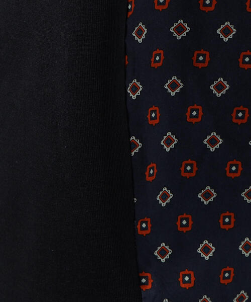 TOMORROWLAND （トゥモローランド）の「コットンポプリン プリント切り替え半袖カットソー（Tシャツ/カットソー・メンズ・グレー系その他/ブルー系その他4・S/M/L）」の4枚目の写真