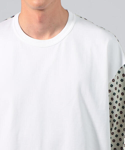 TOMORROWLAND （トゥモローランド）の「コットンポプリン プリント切り替え半袖カットソー（Tシャツ/カットソー・メンズ・グレー系その他/ブルー系その他4・S/M/L）」の12枚目の写真