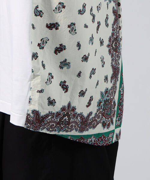 TOMORROWLAND （トゥモローランド）の「コットンポプリン プリント切り替え半袖カットソー（Tシャツ/カットソー・メンズ・グレー系その他/ブルー系その他4・S/M/L）」の8枚目の写真