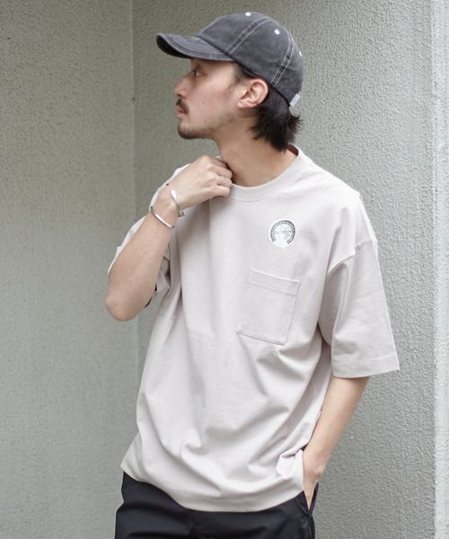 CIAOPANIC TYPY（チャオパニックティピー）の「OSOROアウトドアTee（Tシャツ/カットソー・メンズ・ホワイト/レッド/グリーン系その他/チャコールグレー/イエロー/バイオレット・MEDIUM/X-LARGE/LARGE/SMALL）」の3枚目の写真