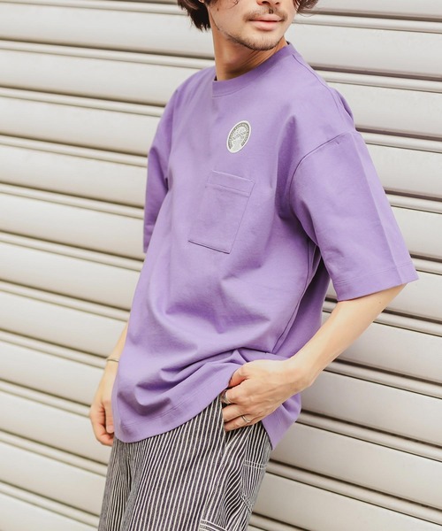 CIAOPANIC TYPY（チャオパニックティピー）の「OSOROアウトドアTee（Tシャツ/カットソー・メンズ・ホワイト/レッド/グリーン系その他/チャコールグレー/イエロー/バイオレット・MEDIUM/X-LARGE/LARGE/SMALL）」の4枚目の写真