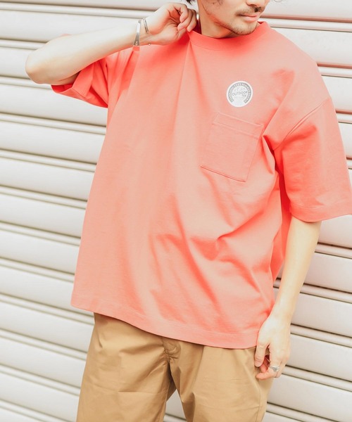 CIAOPANIC TYPY（チャオパニックティピー）の「OSOROアウトドアTee（Tシャツ/カットソー・メンズ・ホワイト/レッド/グリーン系その他/チャコールグレー/イエロー/バイオレット・MEDIUM/X-LARGE/LARGE/SMALL）」の6枚目の写真