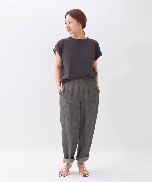 plage(プラージュ)の「Nuance Tシャツ◆(Tシャツ/カットソー・レディース・パープル/グリーン/ホワイト/グレー/ベージュ/ピンク・FREE)」の18枚目の写真