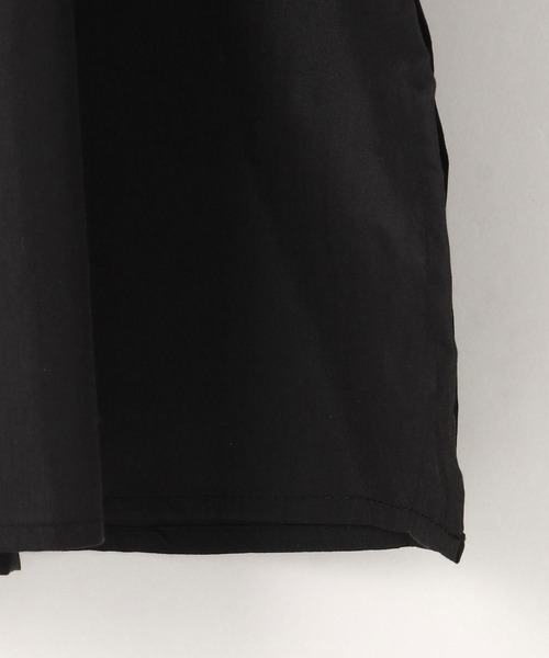 179/WG（イチナナキュウダブルジー）の「キャンディスリーブチュニックシャツ（シャツワンピース・レディース・ブラック/カーキ/オフホワイト・MEDIUM）」の10枚目の写真