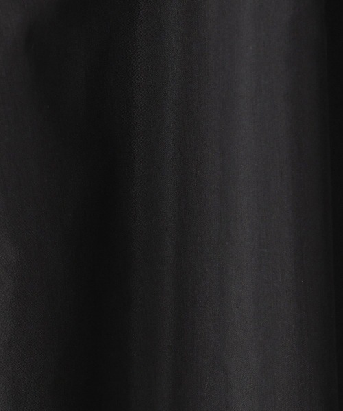 179/WG（イチナナキュウダブルジー）の「キャンディスリーブチュニックシャツ（シャツワンピース・レディース・ブラック/カーキ/オフホワイト・MEDIUM）」の11枚目の写真