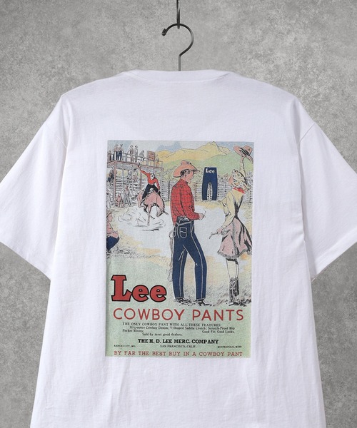 セール Lee リー バックプリント レトロデニムイラスト グラフィックtシャツ Tシャツ カットソー Lee リー のファッション通販 Zozotown