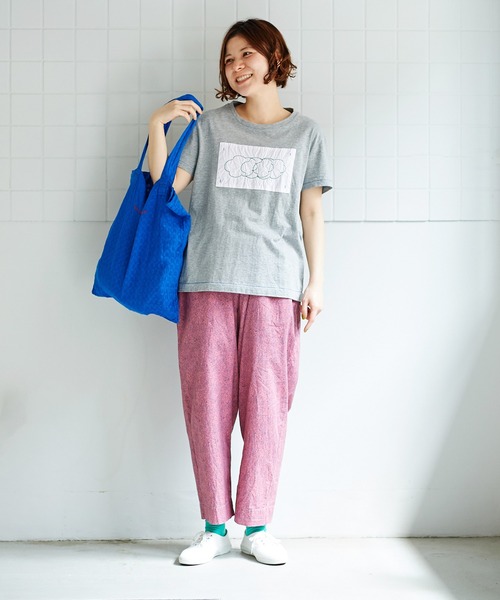 bulle de savon（ビュルデサボン）の「over dye pajama パンツ