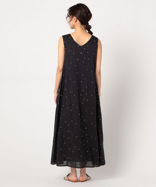 fredy repit（フレディレピ）の「両前ドット刺繍ワンピース（ワンピース・レディース・ブルー系その他7/ブラック系その他3・38）」の15枚目の写真