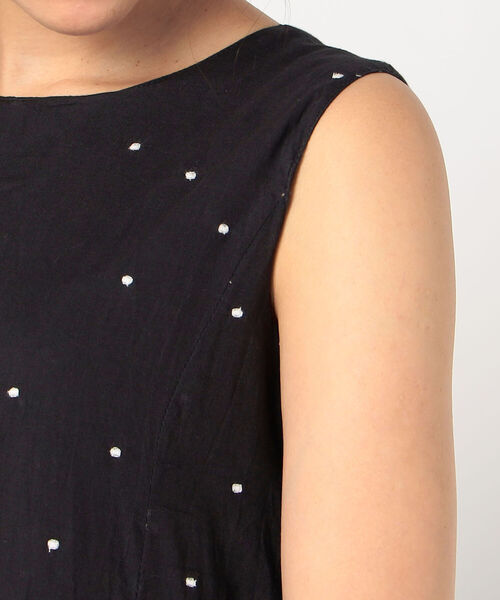 fredy repit（フレディレピ）の「両前ドット刺繍ワンピース（ワンピース・レディース・ブルー系その他7/ブラック系その他3・38）」の17枚目の写真