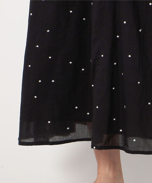 fredy repit（フレディレピ）の「両前ドット刺繍ワンピース（ワンピース・レディース・ブルー系その他7/ブラック系その他3・38）」の18枚目の写真