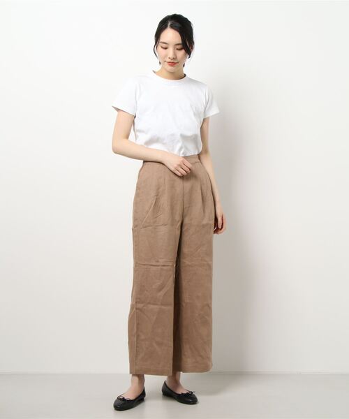 MATCH&more（マッチアンドモア）の「３ＷＡＹタックストレートパンツ（その他パンツ・レディース・チャコールグレー/ベージュ/ブラウン・FREE）」の15枚目の写真