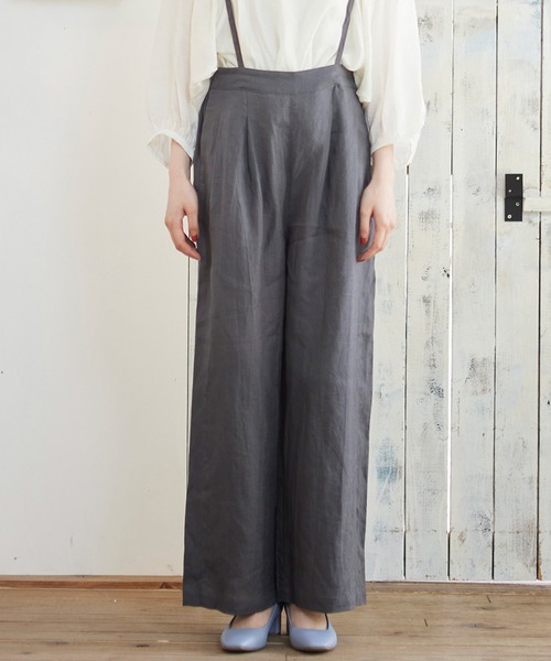 MATCH&more（マッチアンドモア）の「３ＷＡＹタックストレートパンツ（その他パンツ・レディース・チャコールグレー/ベージュ/ブラウン・FREE）」の18枚目の写真