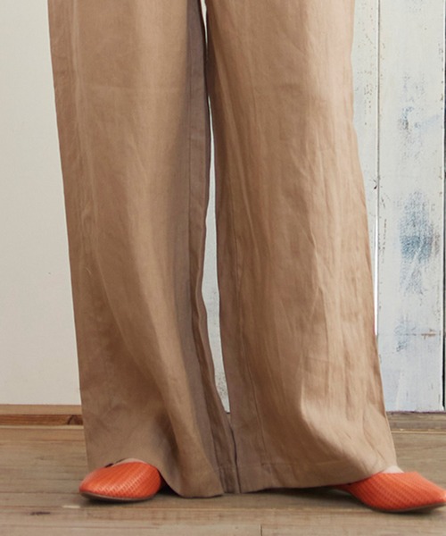 MATCH&more（マッチアンドモア）の「３ＷＡＹタックストレートパンツ（その他パンツ・レディース・チャコールグレー/ベージュ/ブラウン・FREE）」の19枚目の写真