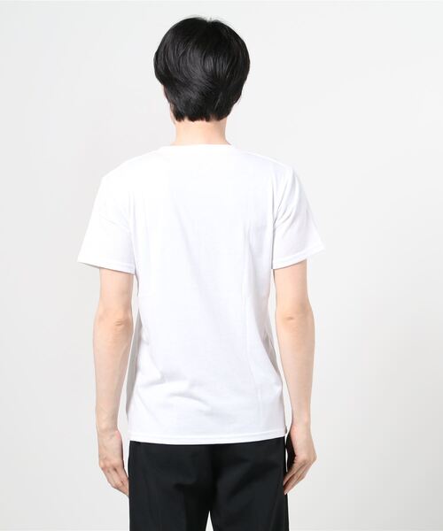 Mac-House(マックハウス)の「T-GRAPHICS ティーグラフィックス アウトドアプリント半袖Tシャツ(Tシャツ/カットソー・メンズ・ホワイト/グレー/カーキ/ブルー/ホワイト×ホワイト・S/M/L/XL)」の6枚目の写真