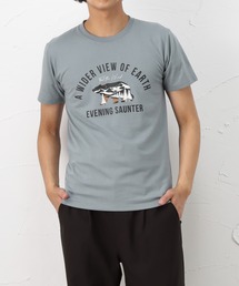 T-GRAPHICS ティーグラフィックス アウトドアプリント半袖Tシャツ