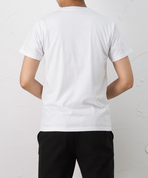 Mac-House(マックハウス)の「T-GRAPHICS ティーグラフィックス アウトドアプリント半袖Tシャツ(Tシャツ/カットソー・メンズ・ホワイト/グレー/カーキ/ブルー/ホワイト×ホワイト・S/M/L/XL)」の20枚目の写真