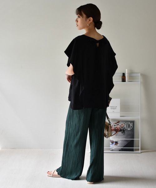 Cheri（シェリ）の「ラッフルブラウス（シャツ/ブラウス・レディース・ホワイト/ブラック/ブルー/ピンク・FREE）」の20枚目の写真