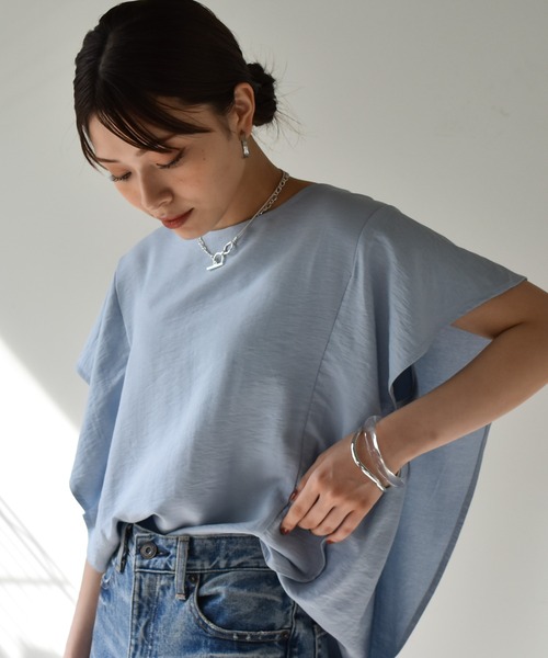 Cheri（シェリ）の「ラッフルブラウス（シャツ/ブラウス・レディース・ホワイト/ブラック/ブルー/ピンク・FREE）」の22枚目の写真