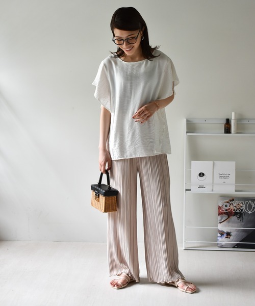 Cheri（シェリ）の「ラッフルブラウス（シャツ/ブラウス・レディース・ホワイト/ブラック/ブルー/ピンク・FREE）」の10枚目の写真