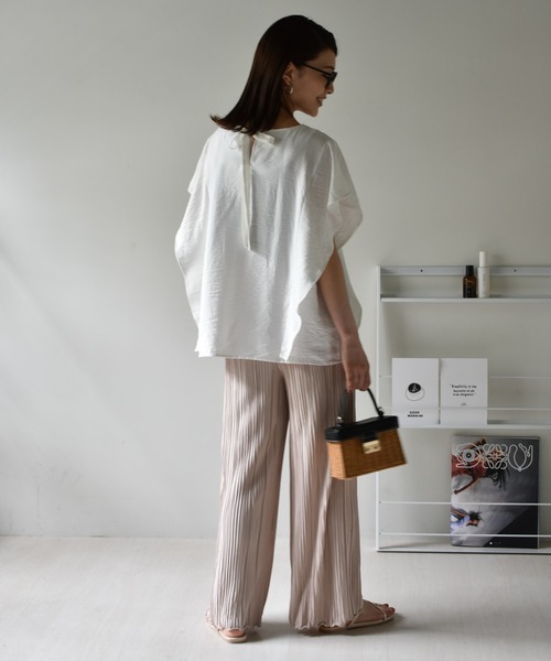 Cheri（シェリ）の「ラッフルブラウス（シャツ/ブラウス・レディース・ホワイト/ブラック/ブルー/ピンク・FREE）」の12枚目の写真