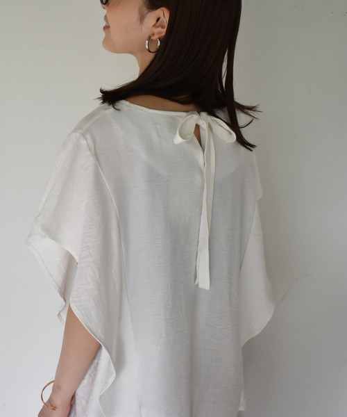 Cheri（シェリ）の「ラッフルブラウス（シャツ/ブラウス・レディース・ホワイト/ブラック/ブルー/ピンク・FREE）」の9枚目の写真