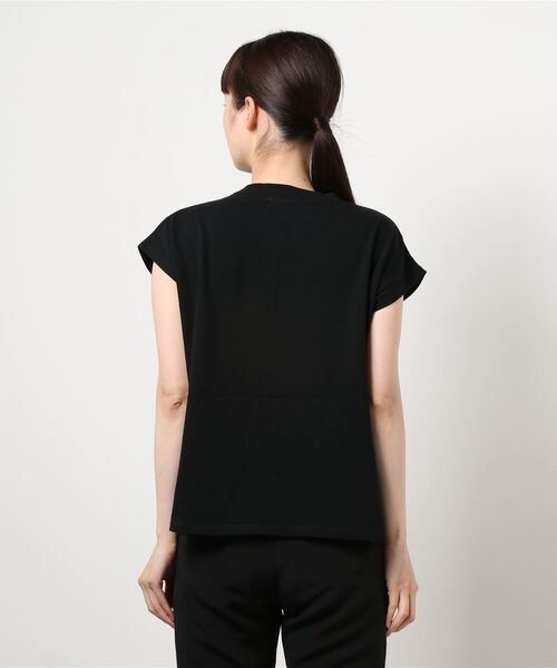 cepo（セポ）の「ロゴフレンチスリーブＴｅｅ（Tシャツ/カットソー・レディース・オフホワイト/キャメル/ブラック/グレー・M）」の5枚目の写真