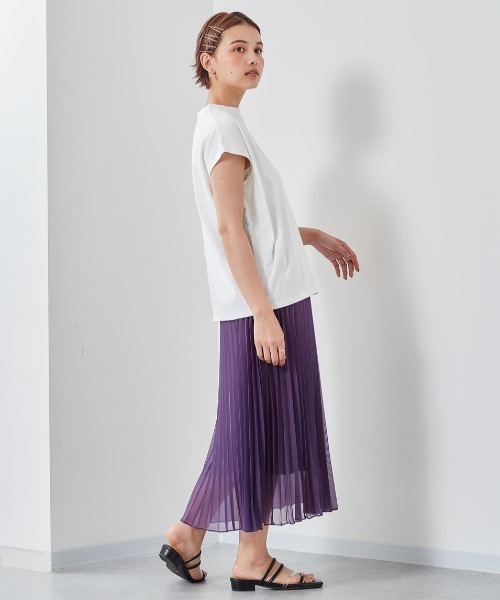 cepo（セポ）の「ロゴフレンチスリーブＴｅｅ（Tシャツ/カットソー・レディース・オフホワイト/キャメル/ブラック/グレー・M）」の11枚目の写真