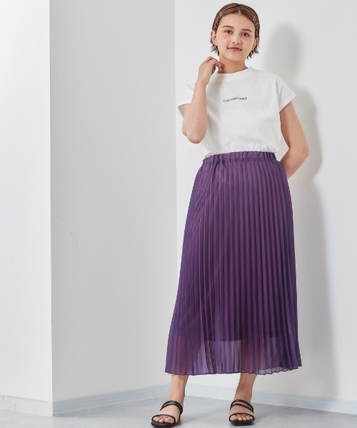 cepo（セポ）の「ロゴフレンチスリーブＴｅｅ（Tシャツ/カットソー・レディース・オフホワイト/キャメル/ブラック/グレー・M）」の12枚目の写真