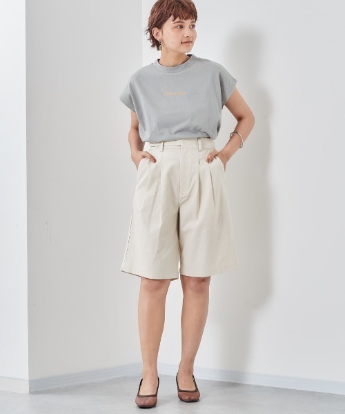 cepo（セポ）の「ロゴフレンチスリーブＴｅｅ（Tシャツ/カットソー・レディース・オフホワイト/キャメル/ブラック/グレー・M）」の22枚目の写真