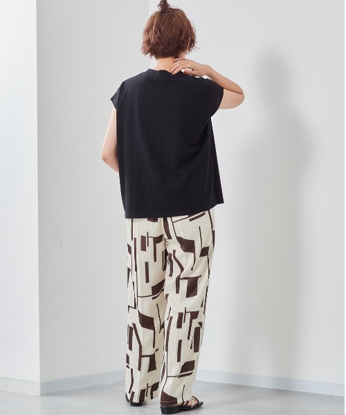 cepo（セポ）の「ロゴフレンチスリーブＴｅｅ（Tシャツ/カットソー・レディース・オフホワイト/キャメル/ブラック/グレー・M）」の18枚目の写真