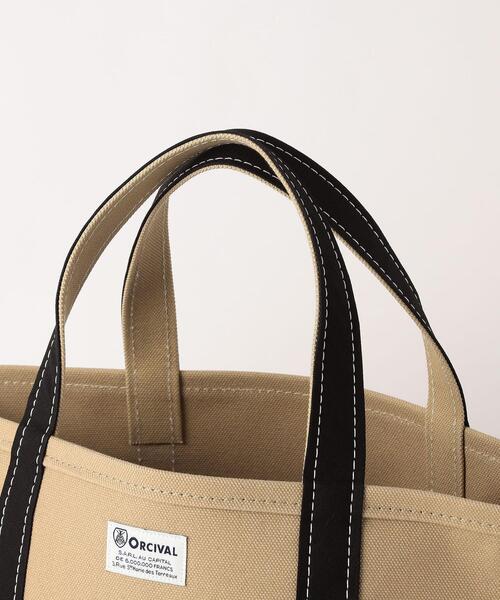 ORCIVAL（オーシバル）の「＜ORCIVAL(オーシバル)＞24OZ L トートバッグ（ショルダーバッグ・レディース・ダークブラウン/モカ・FREE）」の7枚目の写真