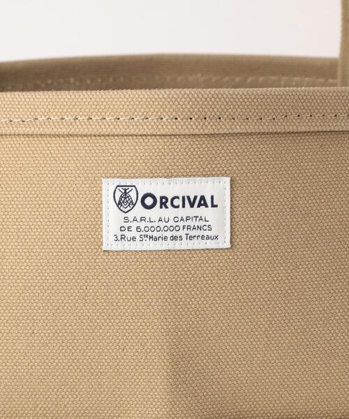 ORCIVAL（オーシバル）の「＜ORCIVAL(オーシバル)＞24OZ L トートバッグ（ショルダーバッグ・レディース・ダークブラウン/モカ・FREE）」の8枚目の写真