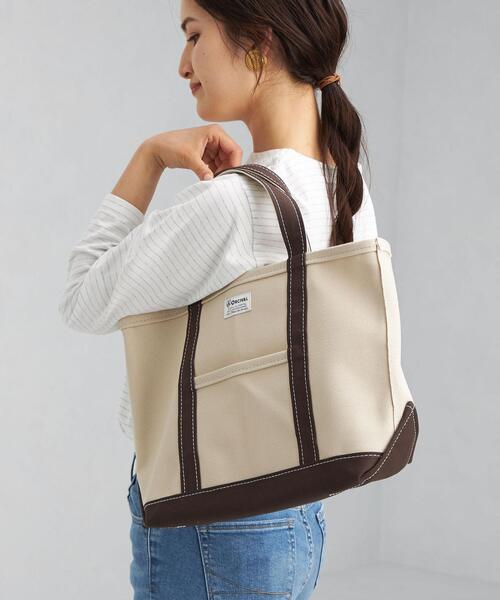 ORCIVAL（オーシバル）の「＜ORCIVAL(オーシバル)＞24OZ L トートバッグ（ショルダーバッグ・レディース・ダークブラウン/モカ・FREE）」の11枚目の写真