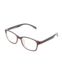 DRESKIP | ◆【老眼鏡】ドットリーディンググラス ブラウン【ブルーライト】(サングラス)