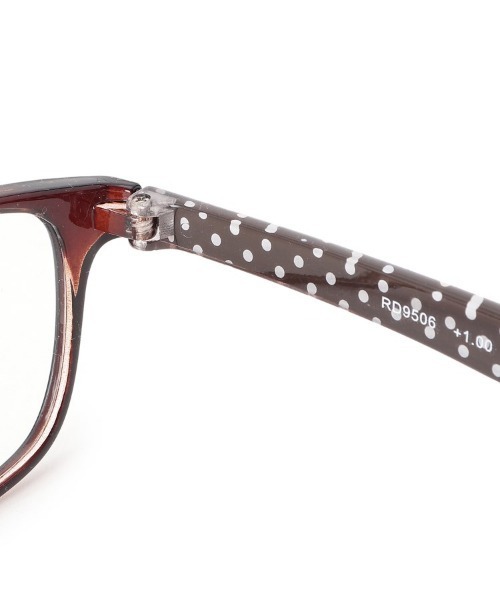 DRESKIP（ドレスキップ）の「◆【老眼鏡】ドットリーディンググラス ブラウン【ブルーライト】（サングラス・レディース・ブラウン系・20/10/15 ）」の3枚目の写真