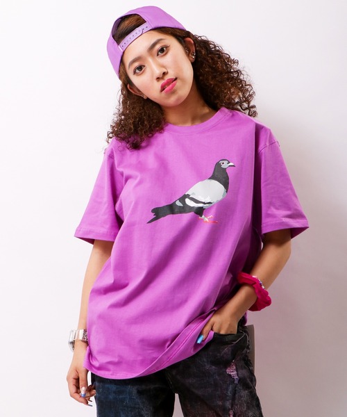 staple(ステイプル)の「STAPLE プリント半袖Tシャツ(Tシャツ/カットソー・メンズ・ホワイト/ブラック/ピンク/ブルー/バイオレット・2XL/XL/M/L)」の5枚目の写真
