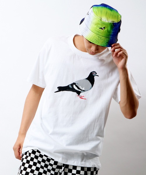 staple(ステイプル)の「STAPLE プリント半袖Tシャツ(Tシャツ/カットソー・メンズ・ホワイト/ブラック/ピンク/ブルー/バイオレット・2XL/XL/M/L)」の16枚目の写真