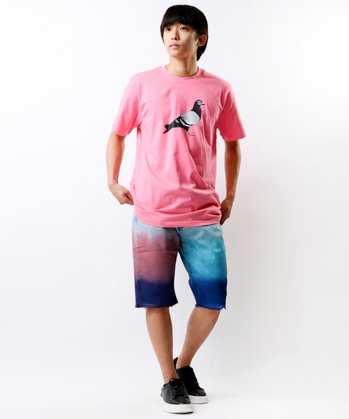 staple(ステイプル)の「STAPLE プリント半袖Tシャツ(Tシャツ/カットソー・メンズ・ホワイト/ブラック/ピンク/ブルー/バイオレット・2XL/XL/M/L)」の13枚目の写真