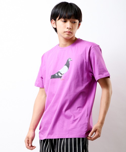 staple(ステイプル)の「STAPLE プリント半袖Tシャツ(Tシャツ/カットソー・メンズ・ホワイト/ブラック/ピンク/ブルー/バイオレット・2XL/XL/M/L)」の6枚目の写真