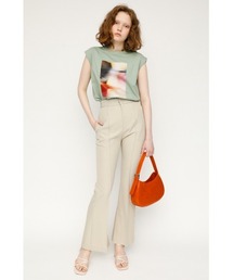 PIN TUCK SIDE SLIT PT/ピンタックサイドスリットパンツ