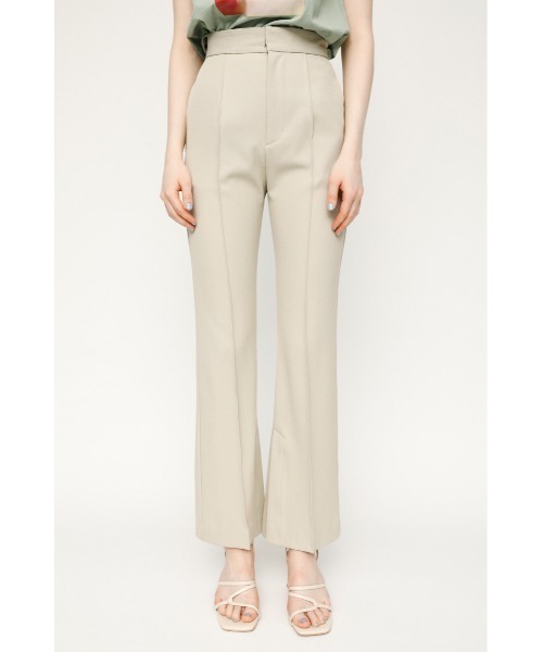 SLY（スライ）の「PIN TUCK SIDE SLIT PT/ピンタックサイドスリットパンツ（スラックス・レディース・パープル/アイボリー・1/2/0）」の5枚目の写真