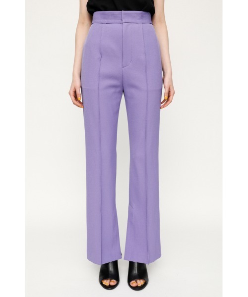 SLY（スライ）の「PIN TUCK SIDE SLIT PT/ピンタックサイドスリットパンツ（スラックス・レディース・パープル/アイボリー・1/2/0）」の10枚目の写真