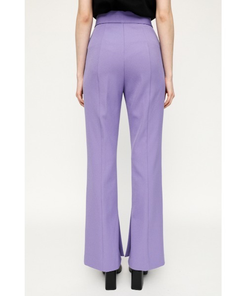 SLY（スライ）の「PIN TUCK SIDE SLIT PT/ピンタックサイドスリットパンツ（スラックス・レディース・パープル/アイボリー・1/2/0）」の12枚目の写真