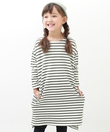 devirock | ゆるっとボーダー長袖ワンピース(ワンピース)