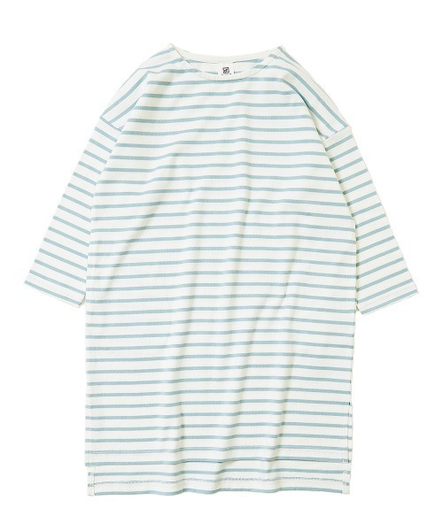 devirock（デビロック）の「ゆるっとボーダー長袖ワンピース（ワンピース・キッズ・ブラック/サックスブルー/ラベンダー/チャコール/ダークベージュ・110cm/100cm/120cm/130cm/140cm/150cm/160cm）」の13枚目の写真